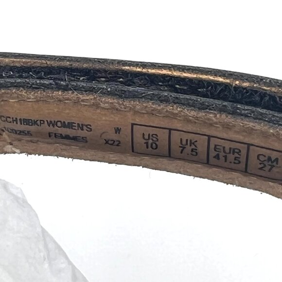 10W‎ 10 WIDE WIDTH Rockport Ramona Black Patent Sandals Shoes - Picture 12 of 12